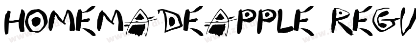 HomemadeApple Regula字体转换